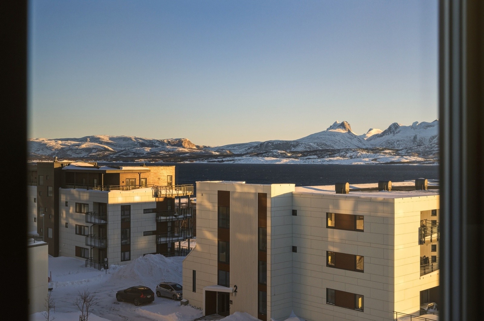 Utsikt fra soverom i 3. etasje. Galleribilde