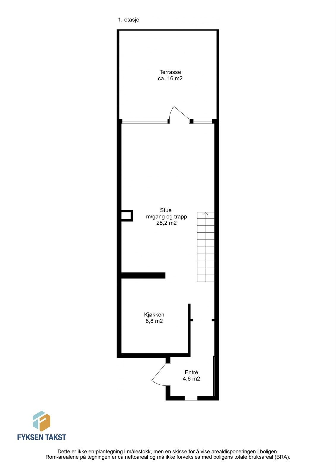 Planskisse 1. etasje Galleribilde