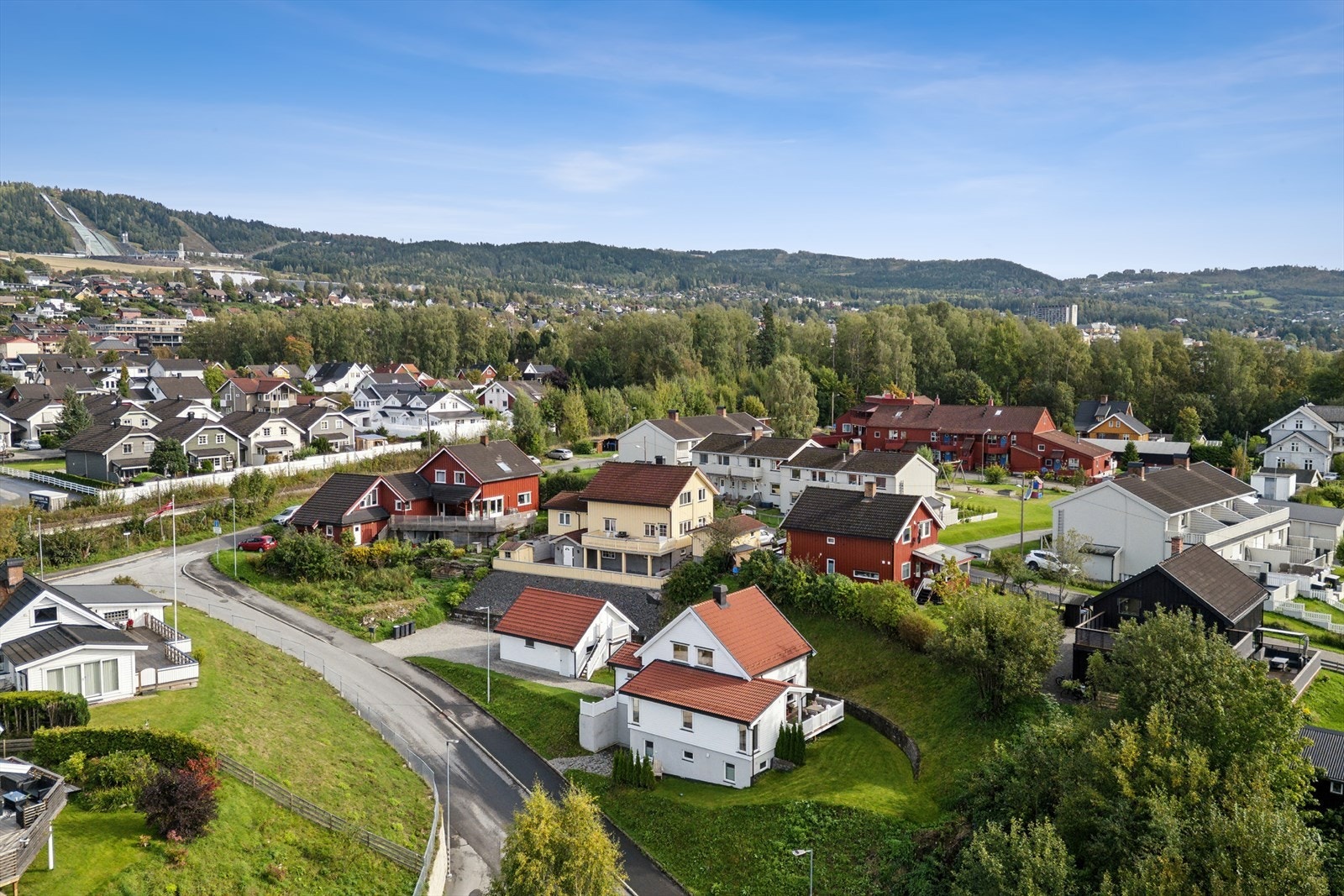 Dronefoto. Galleribilde