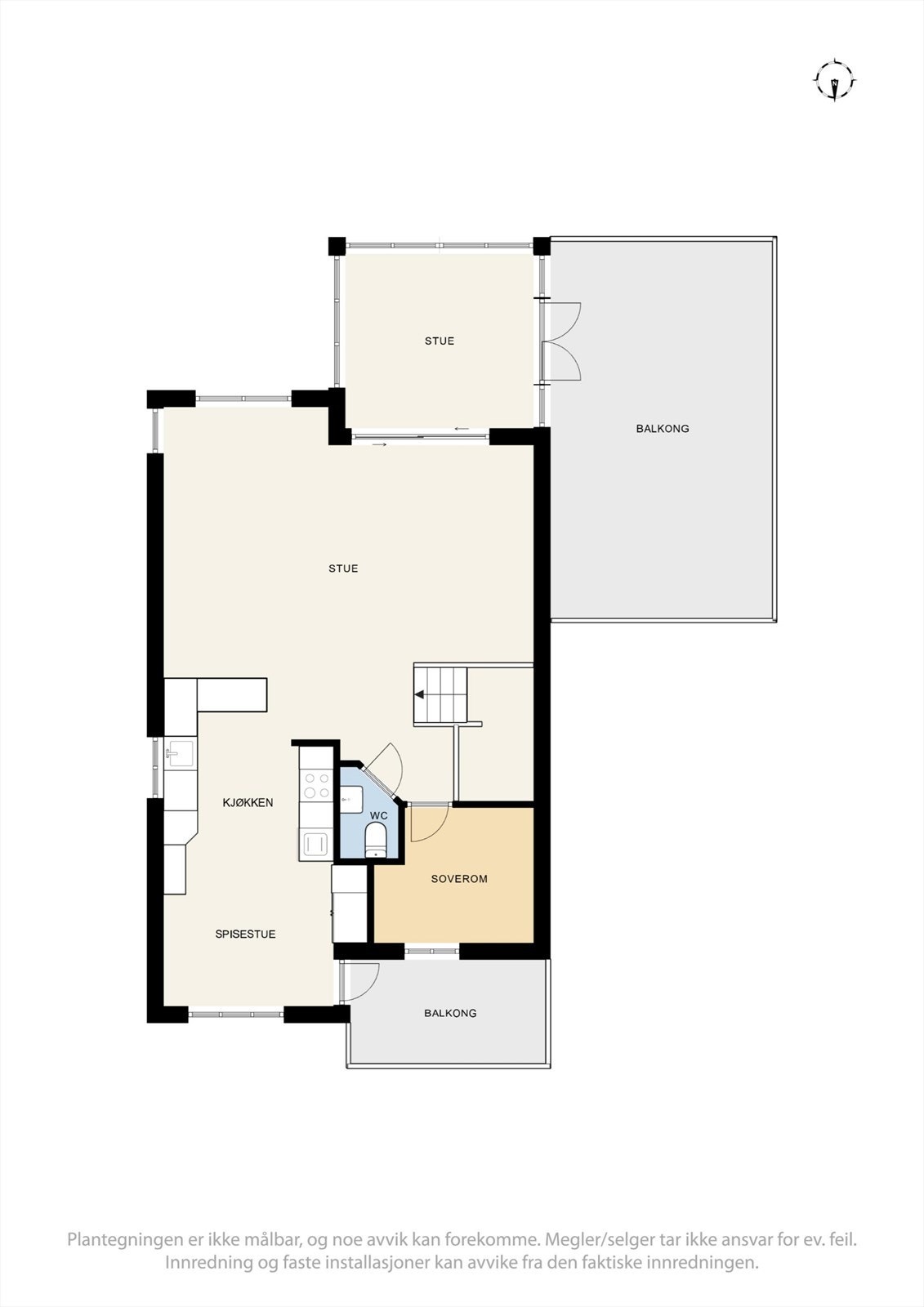 Plantegning 2. etasje. Galleribilde