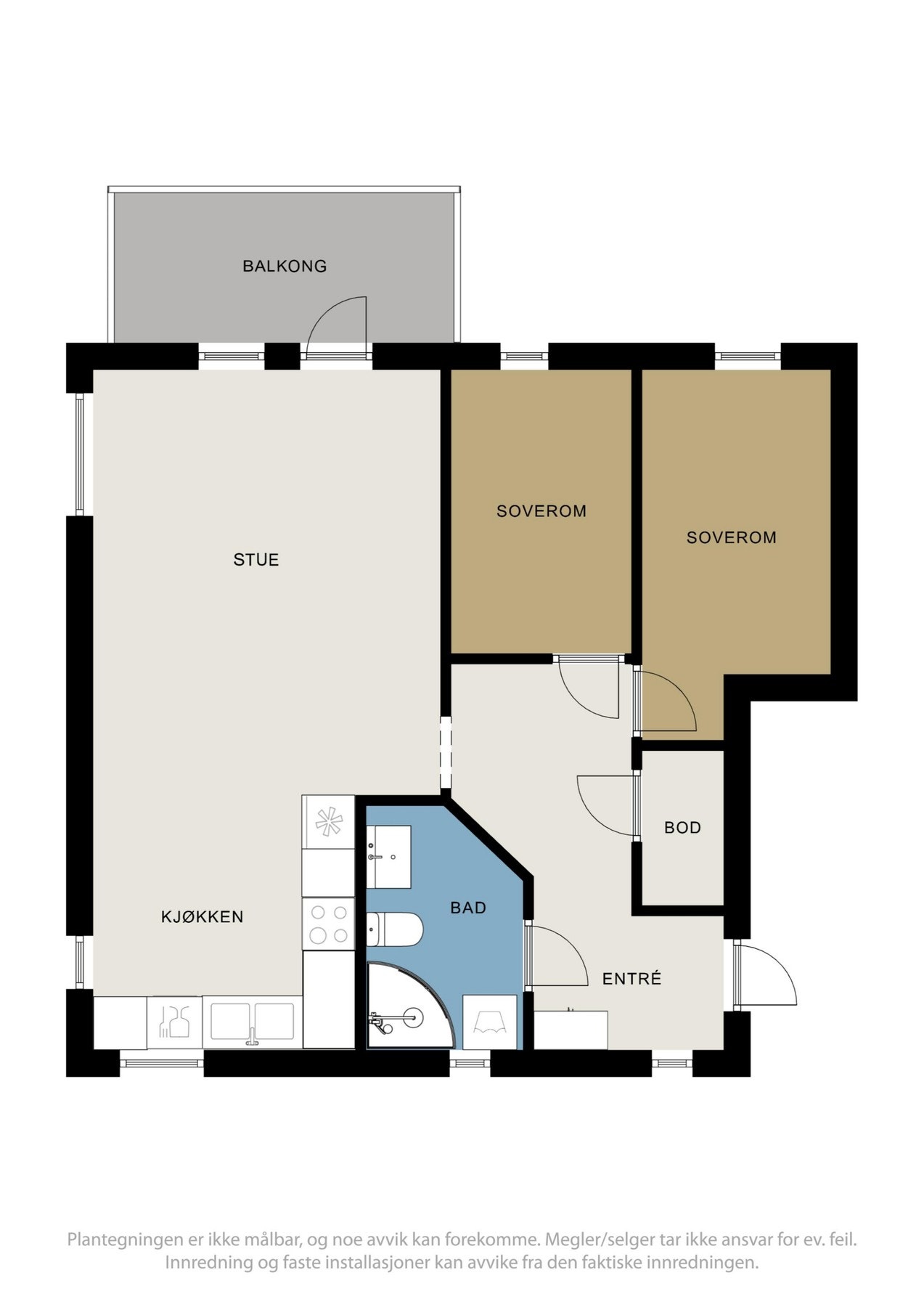 Plantegning Galleribilde