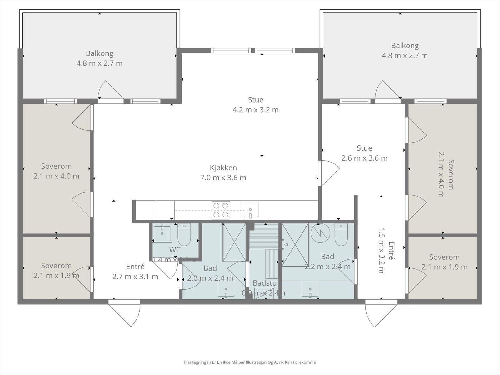 Plantegning Galleribilde