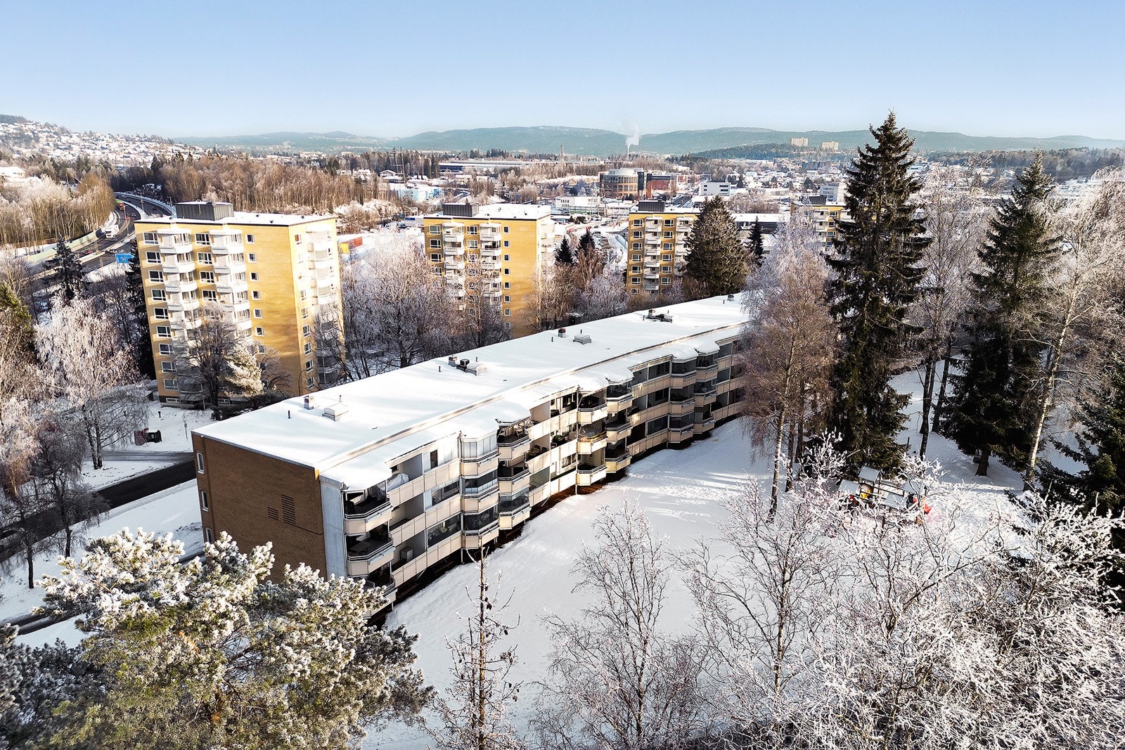 Byggets fasade. Galleribilde