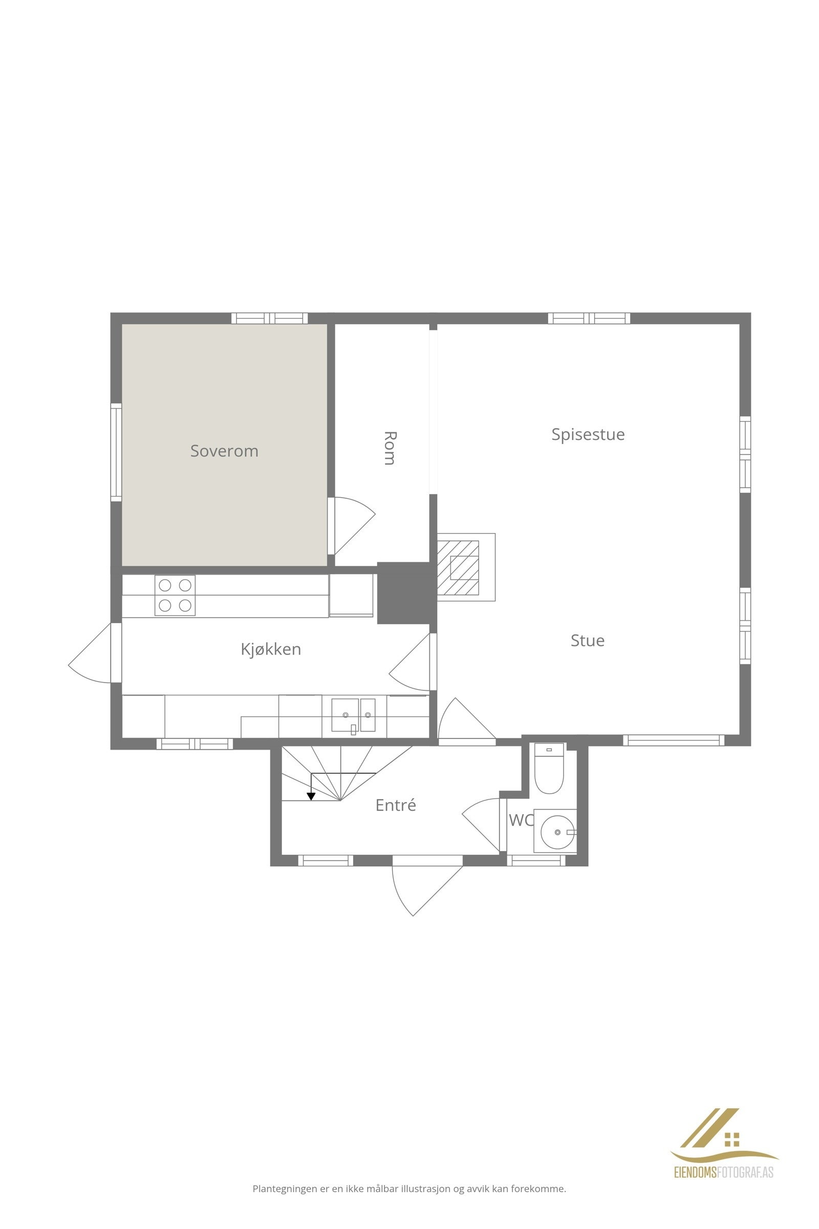 Plantegning Galleribilde