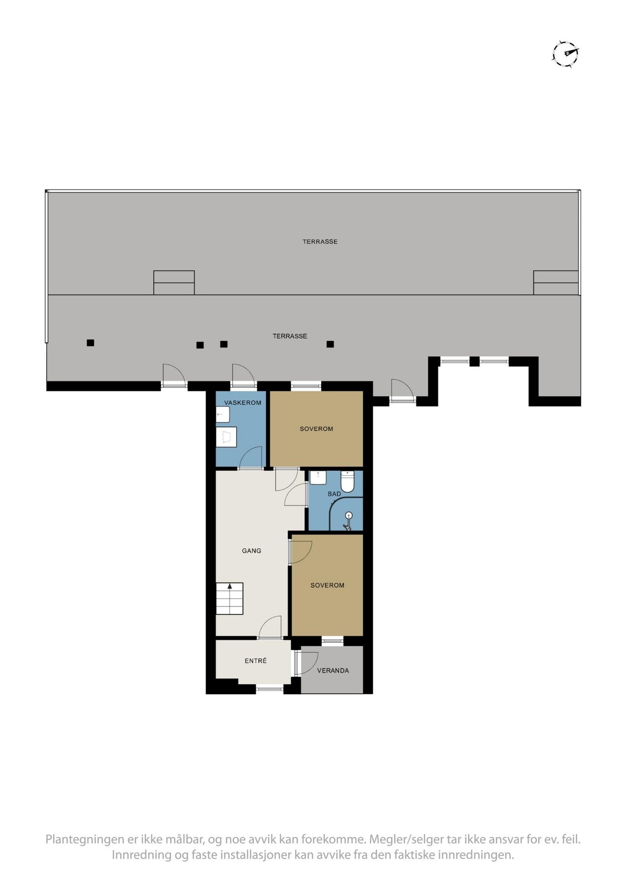 Plantegning av 1. etasje Galleribilde