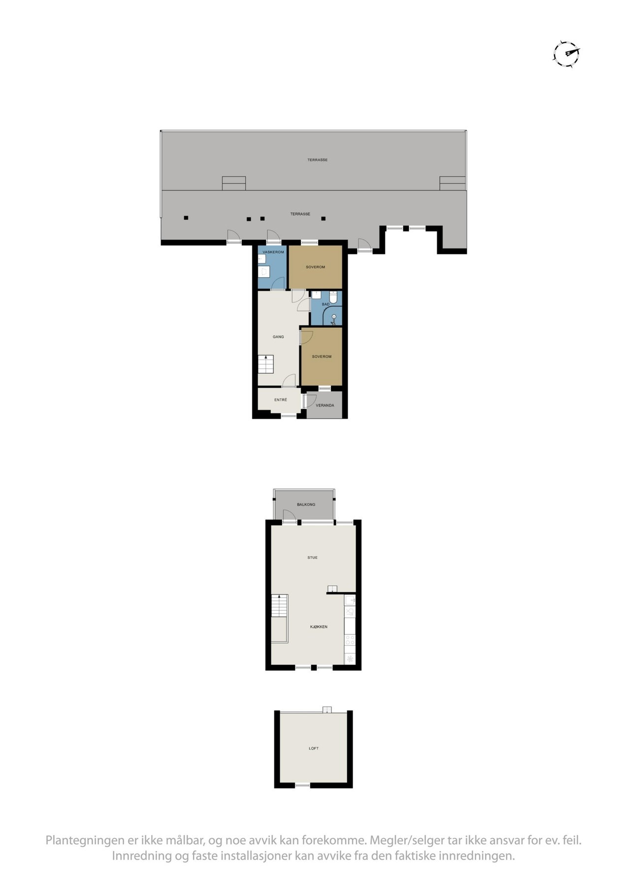 Plantegninger av hele sjøhuset Galleribilde