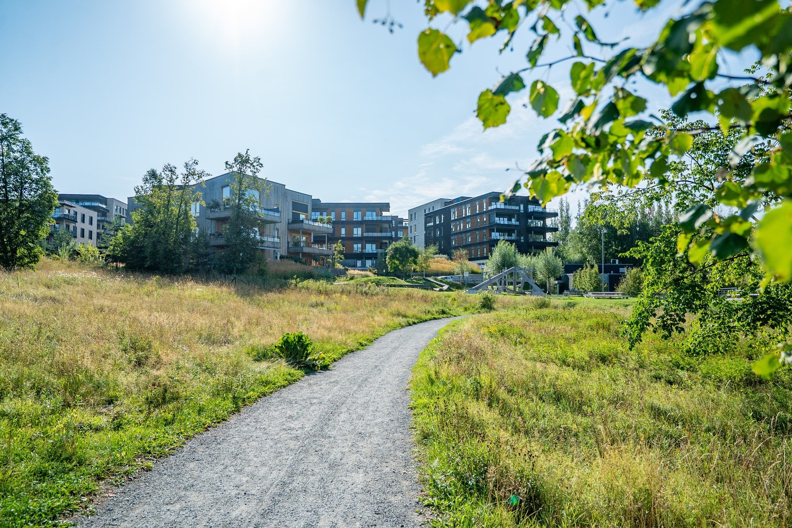 Langs denne stien rett nedenfor leiligheten starter den vakre 7 km lange kyststien som leder deg rundt Fornebulandet. Galleribilde