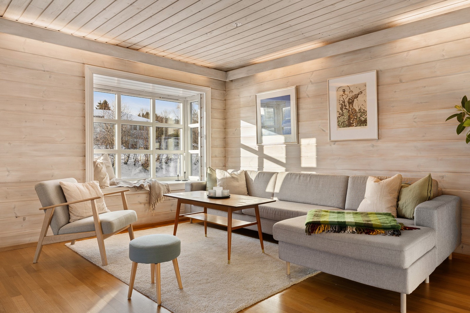 Koselig sofakrok med fint utsyn. Galleribilde