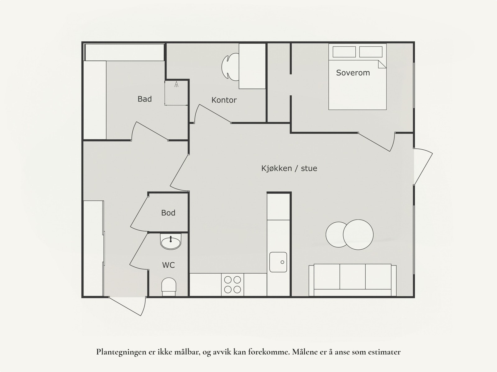 Plantegning. Galleribilde