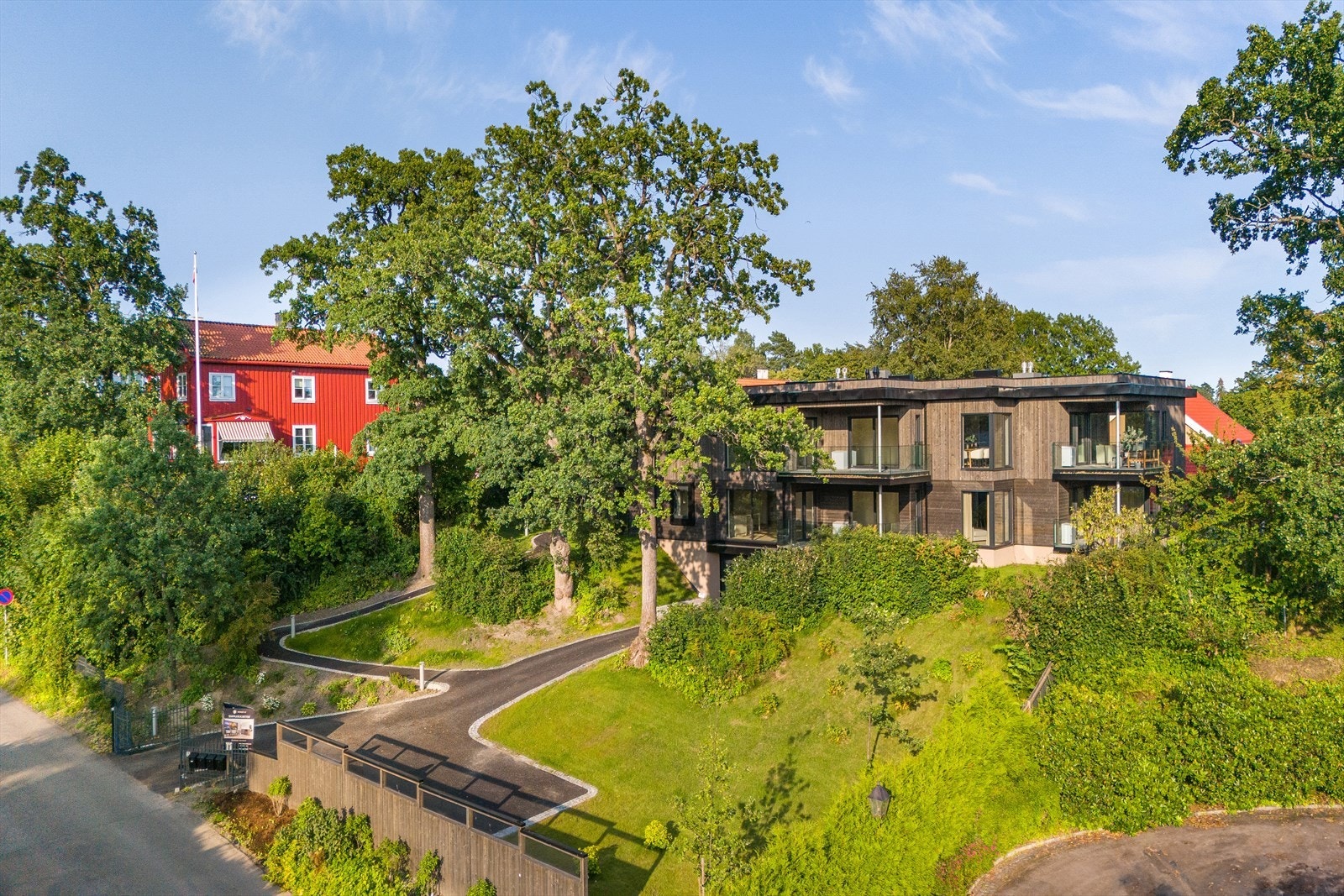 Oversiktsbilde sett fra Risbakken Galleribilde