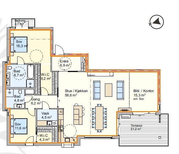 Plantegning H202 Galleribilde