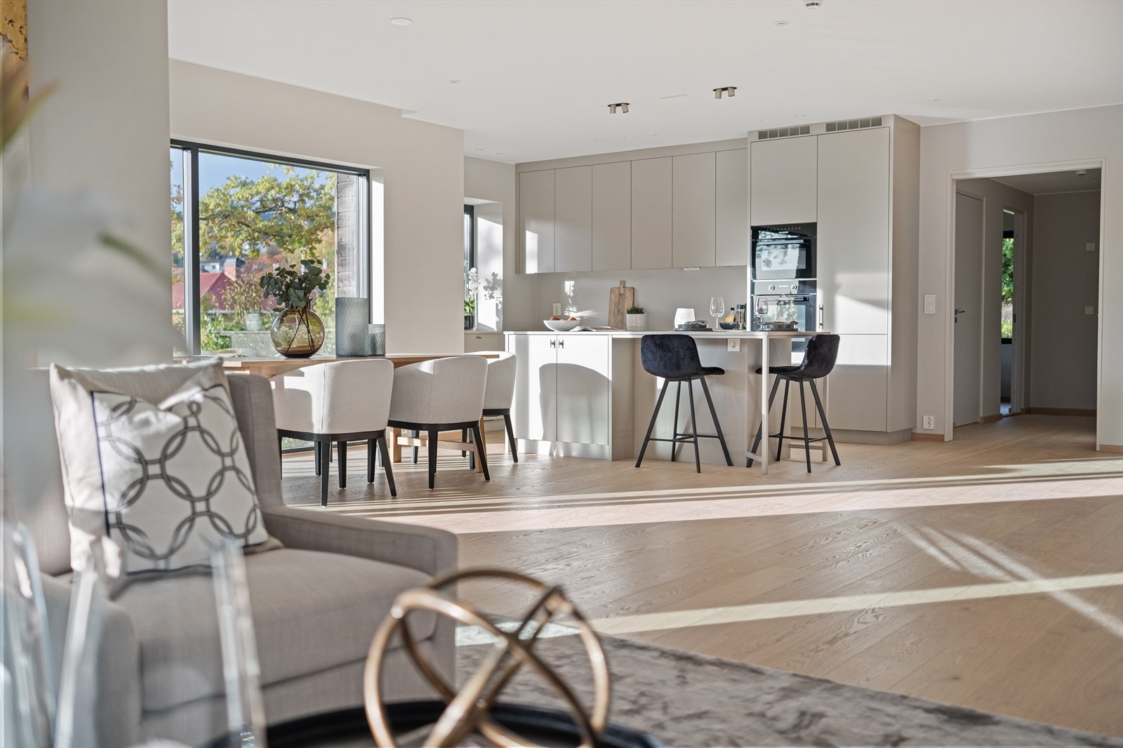 Detalj fra stuen. Bildet er fra leiligheten i 1. etasje. Galleribilde