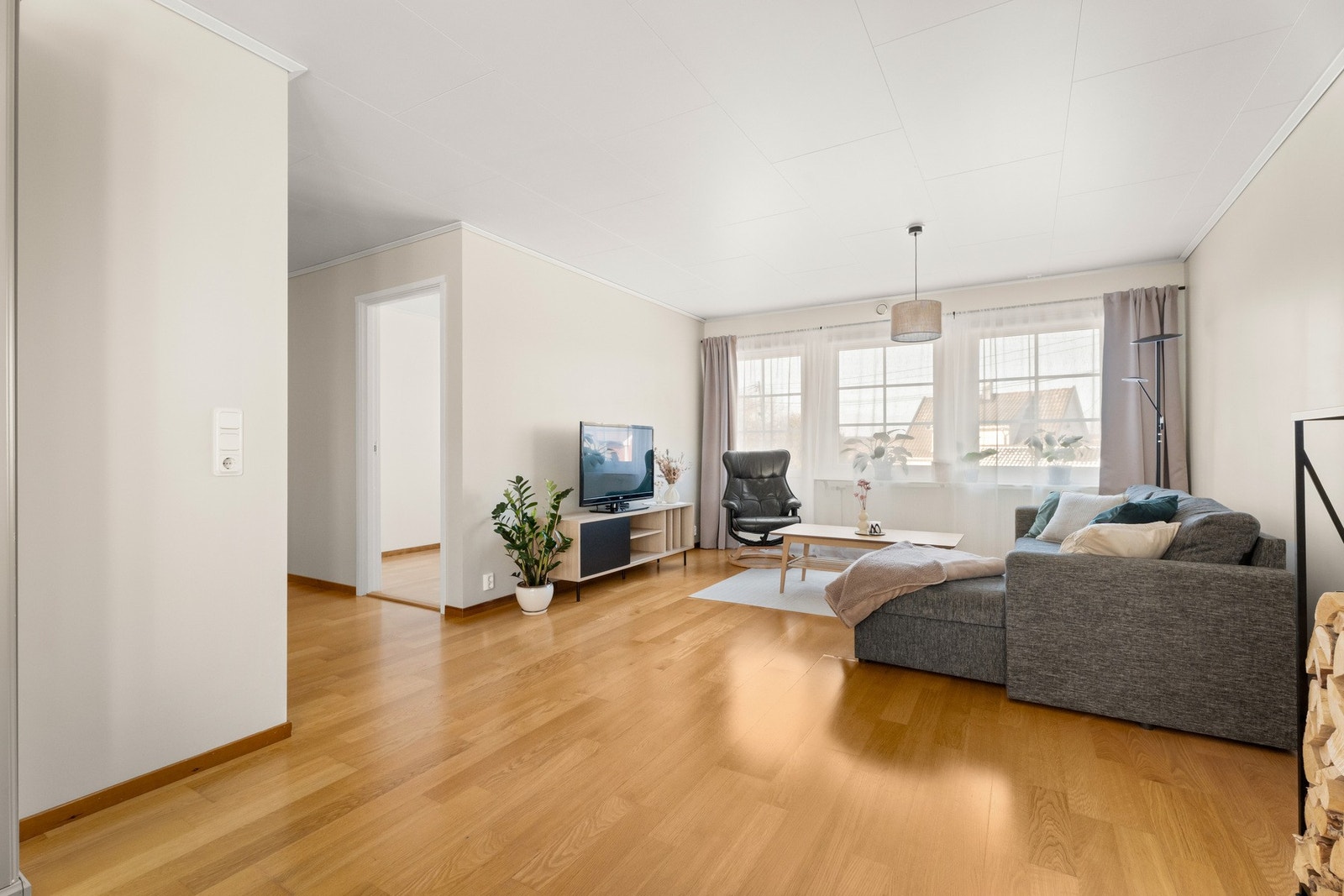 Det er nylig bygd et ekstra soverom i det som tidligere var en stue Galleribilde