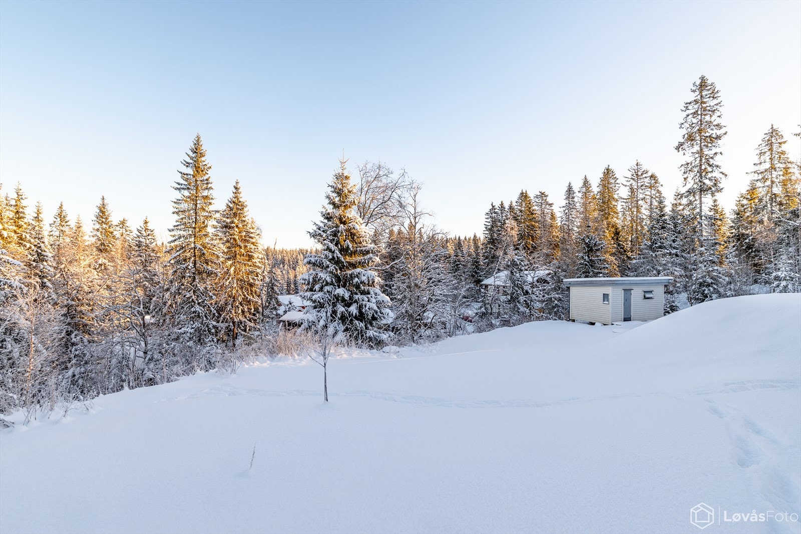 Det er ett frittsåtende anneks på tomten Galleribilde