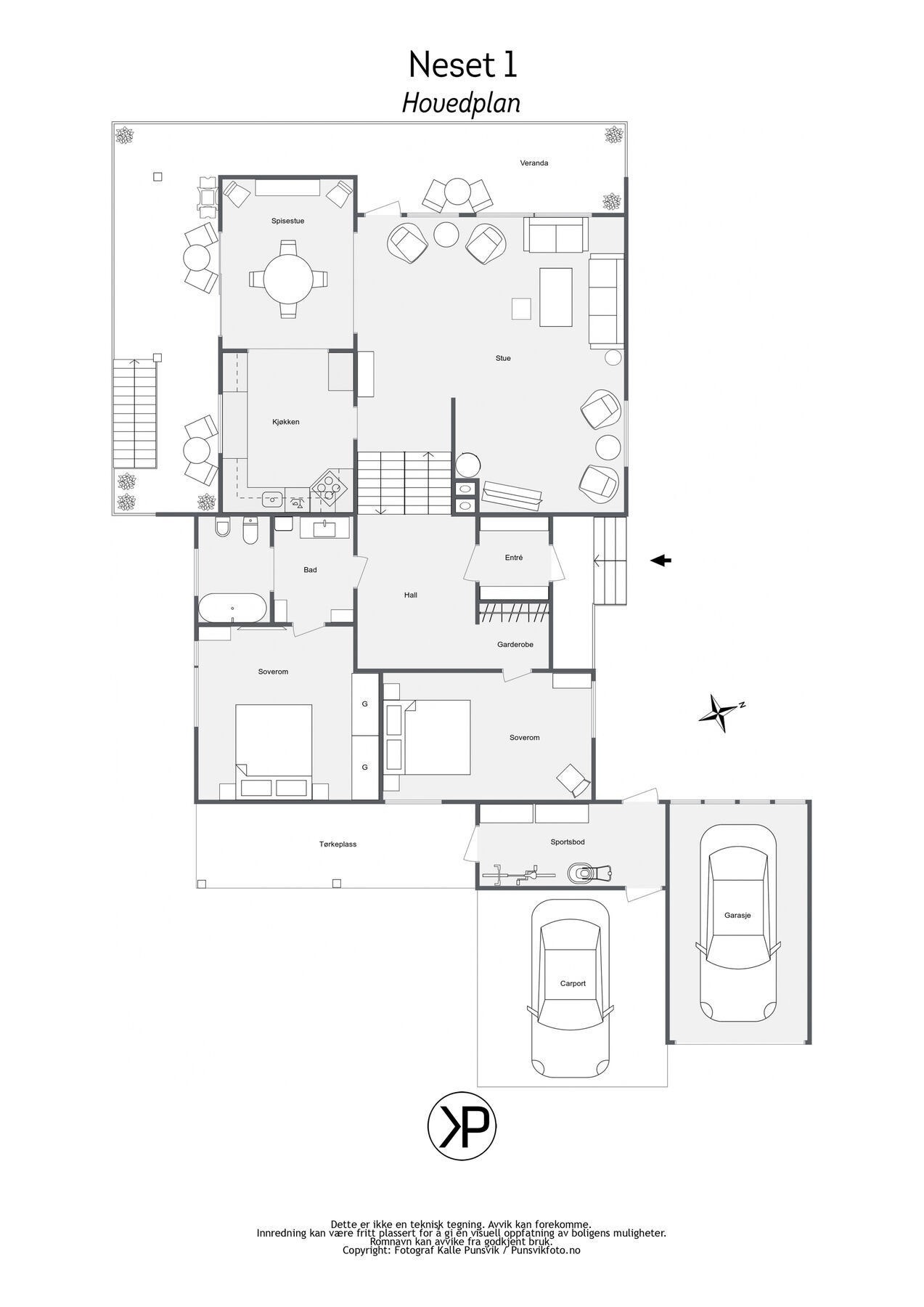 Plantegning Galleribilde