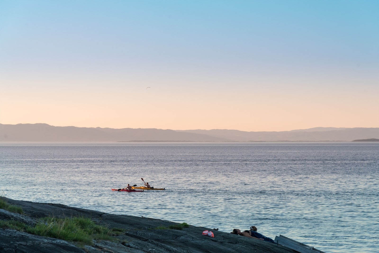 Området byr på flotte rekreasjonsmuligheter ved sjøen. Galleribilde