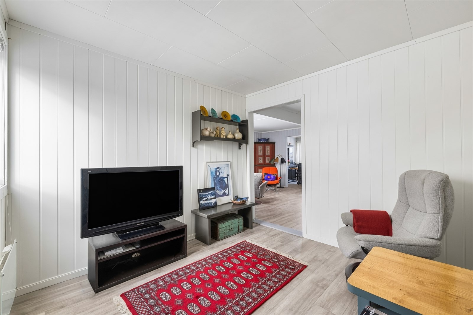 Rommet egner seg godt som TV-stue, leserom eller lekerom. Galleribilde