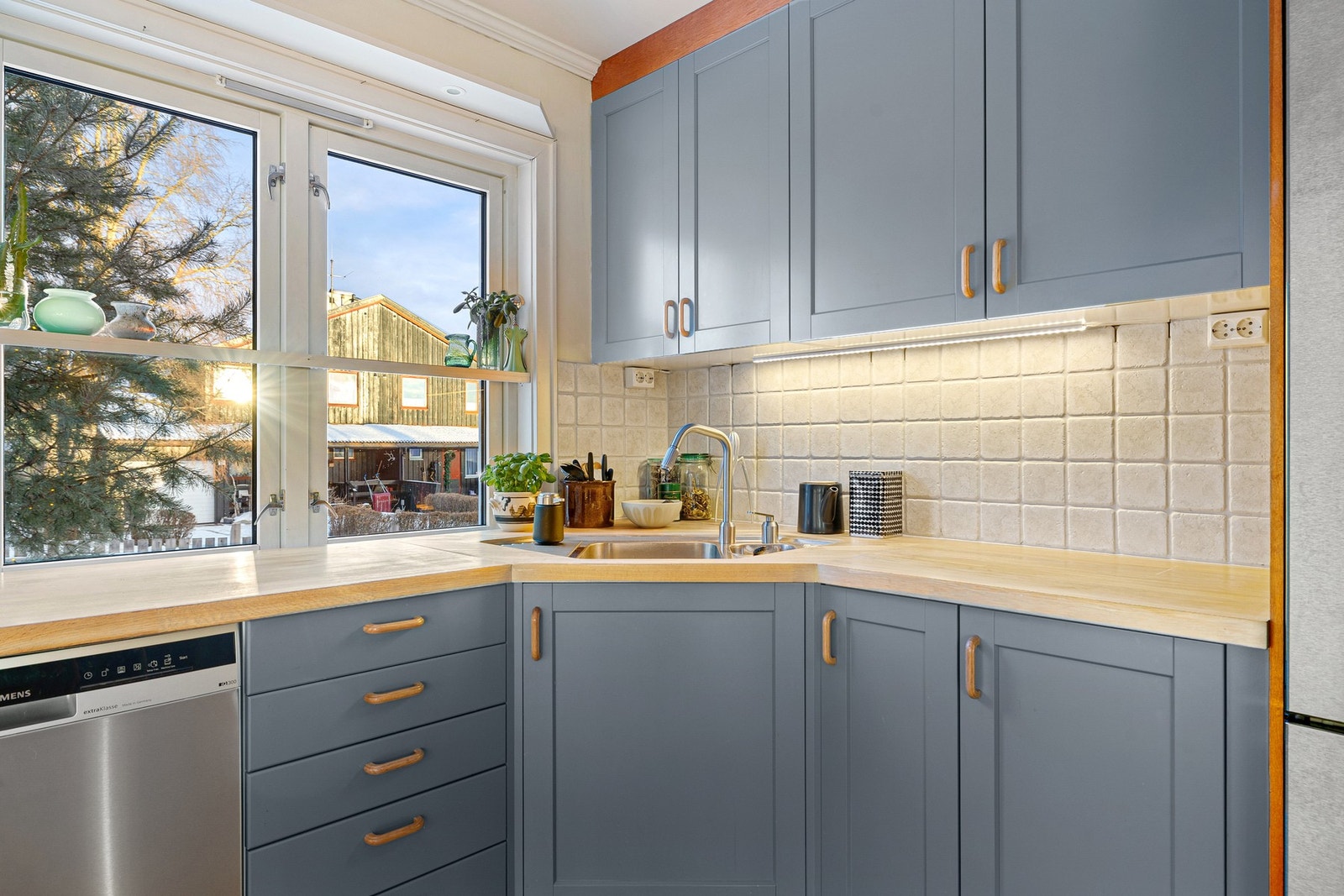 Fint utsyn ved benken. Galleribilde