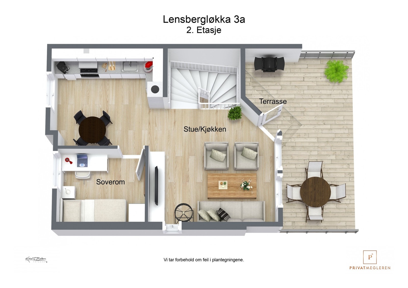 Plantegning 2. etasje Galleribilde