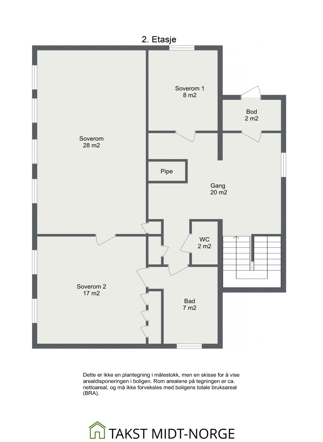 Plantegning 2. etasje. Galleribilde
