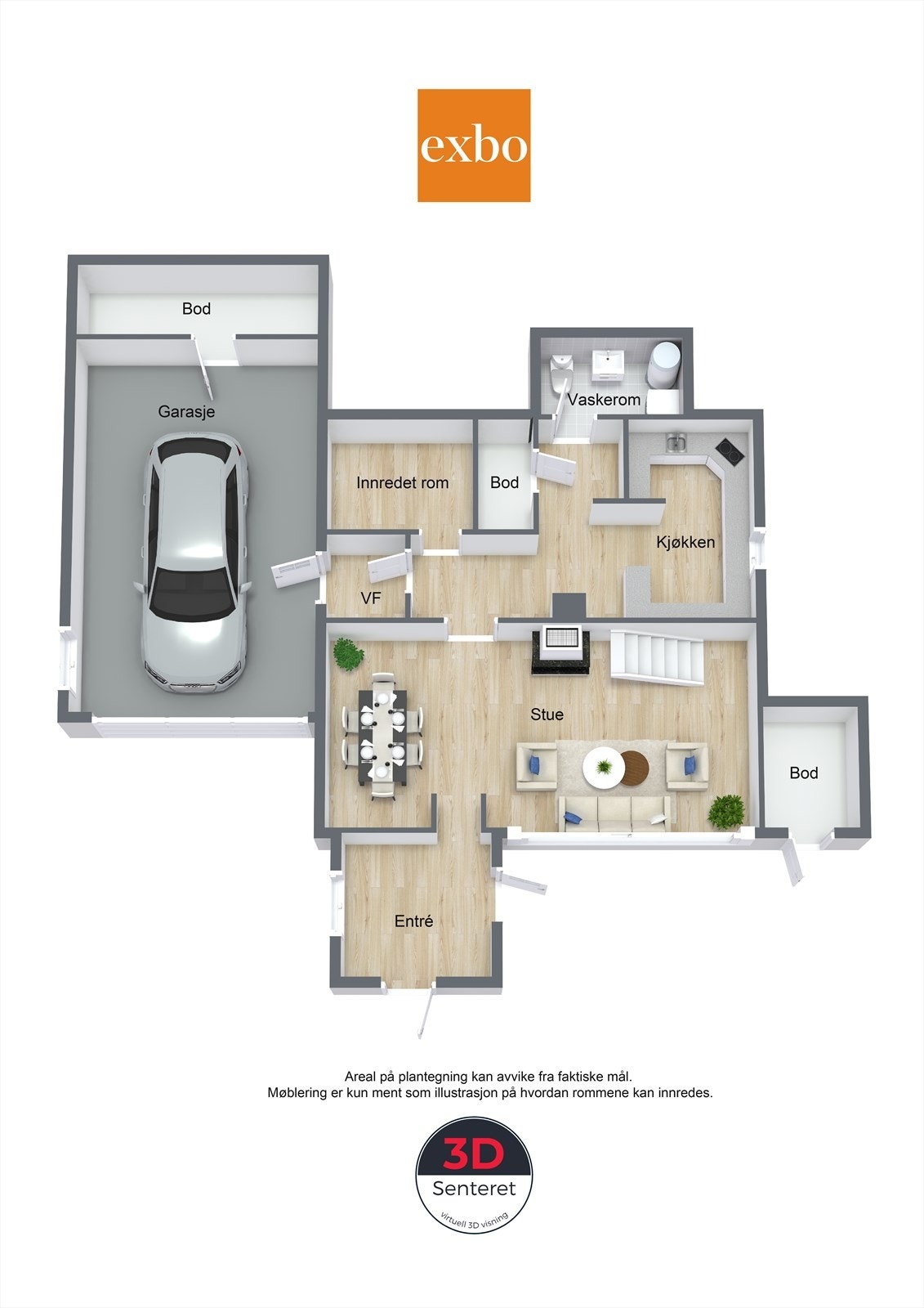 Plantegning kjeller. Galleribilde