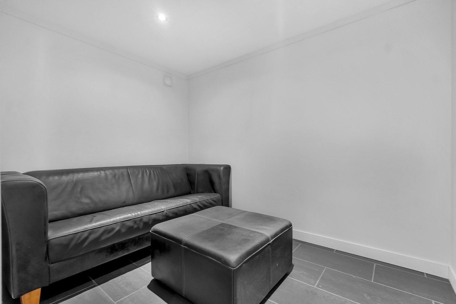 Innredet rom brukt som kinorom. Galleribilde