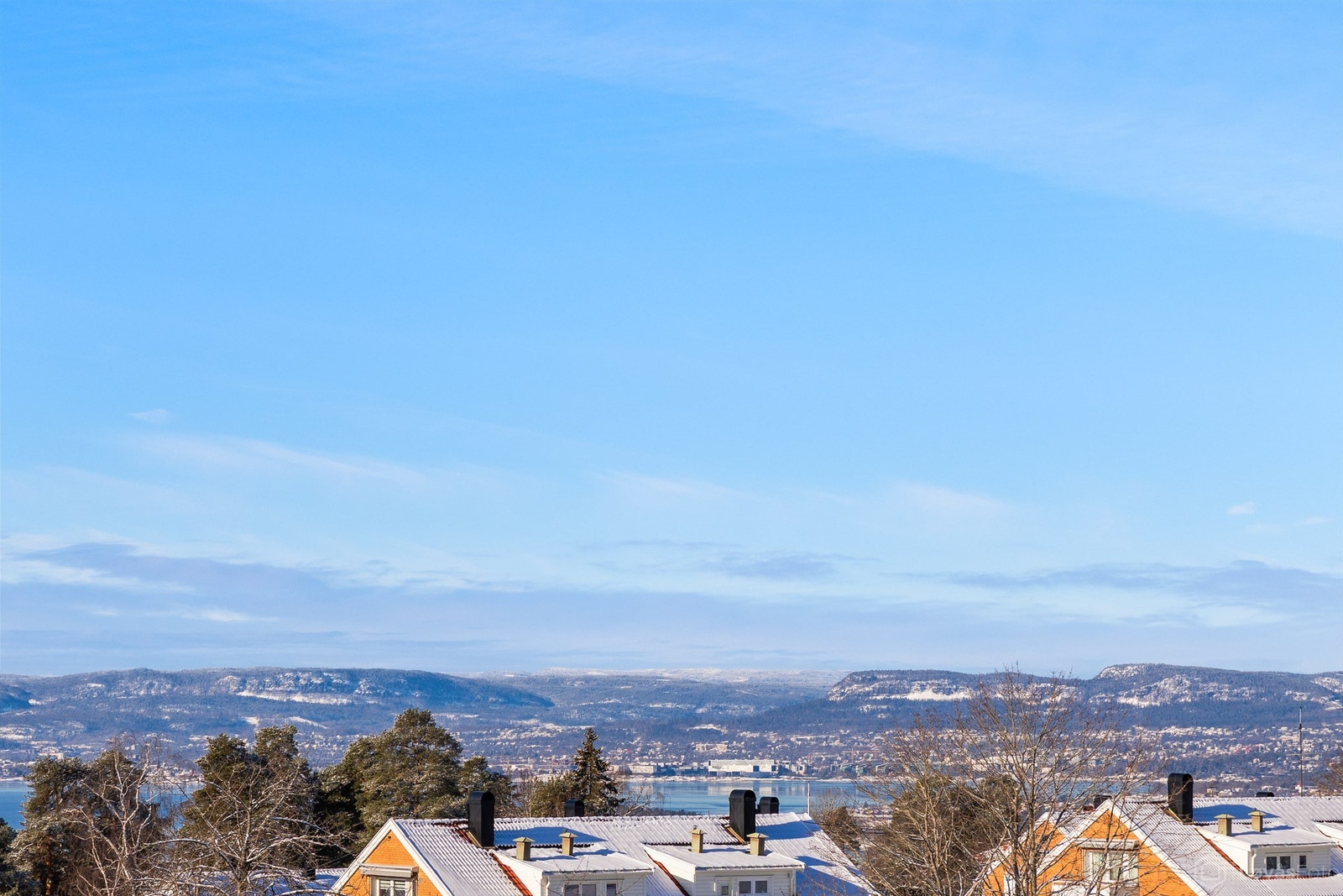 Utsikt fra balkong. Galleribilde