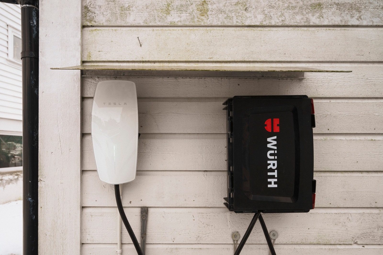 Her er det elbil-lader. Galleribilde