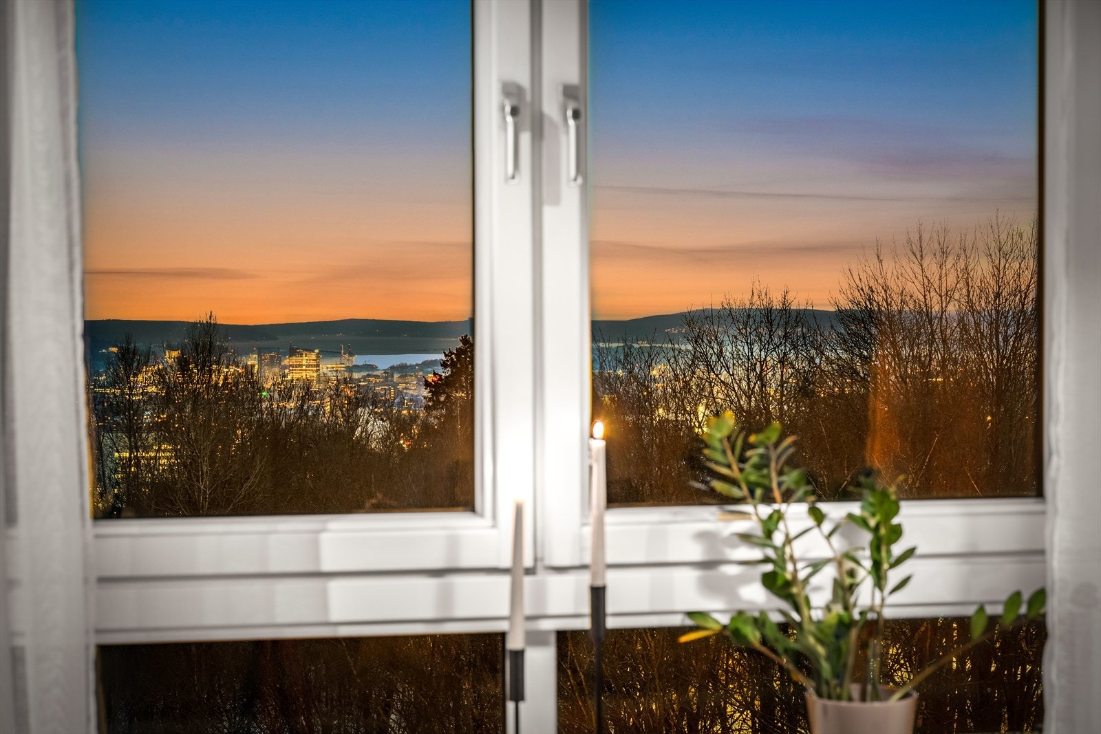 Her har du utsikt til og med fra stuen. Galleribilde