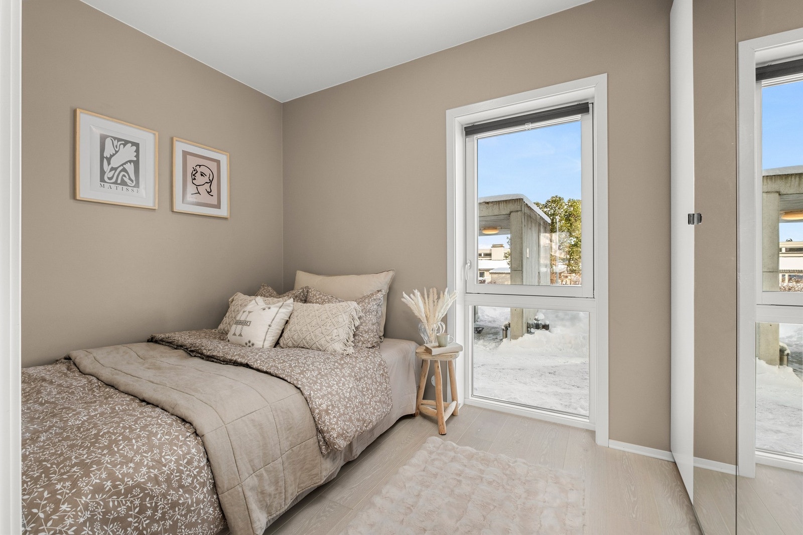 Delikat soverom på 7,5 kvm. Galleribilde