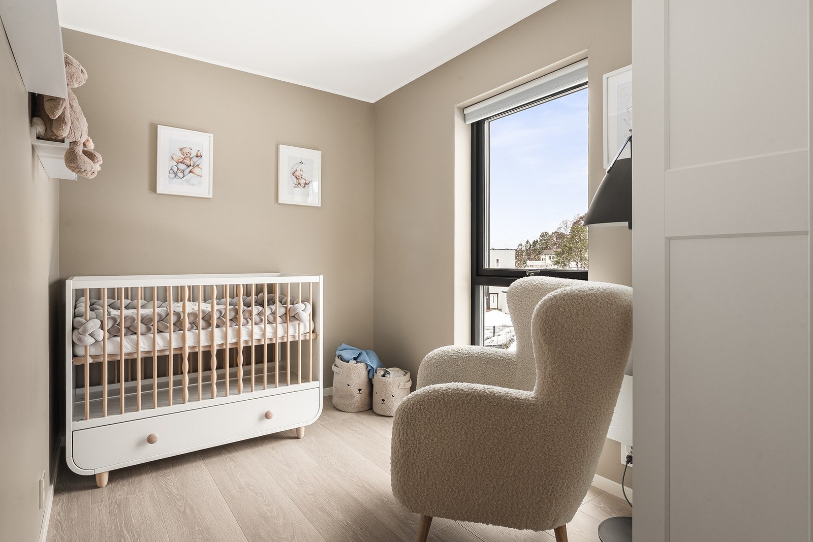 Det andre soverommet egner seg godt som barnerom eller gjesterom. Galleribilde