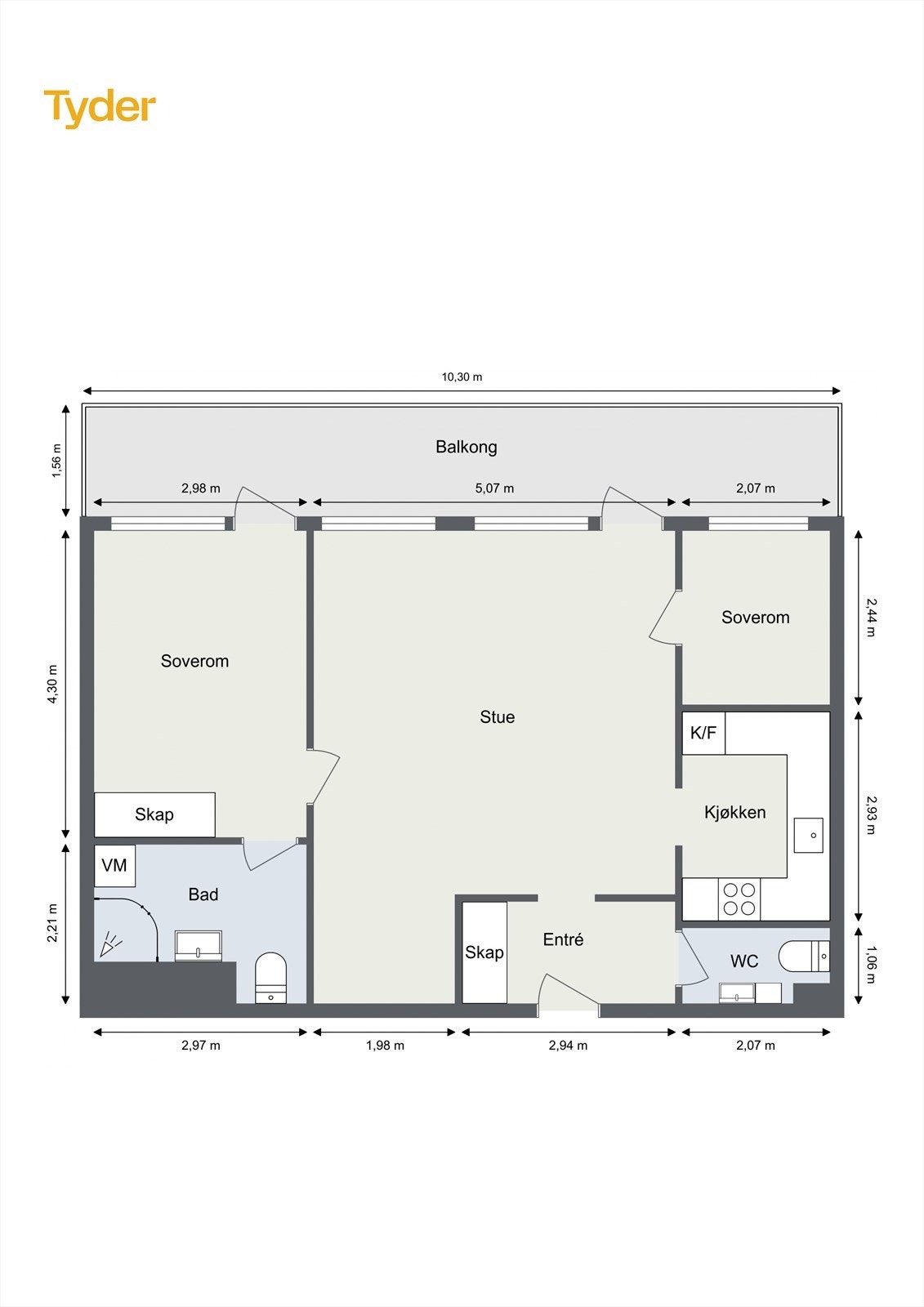 Plantegning Galleribilde