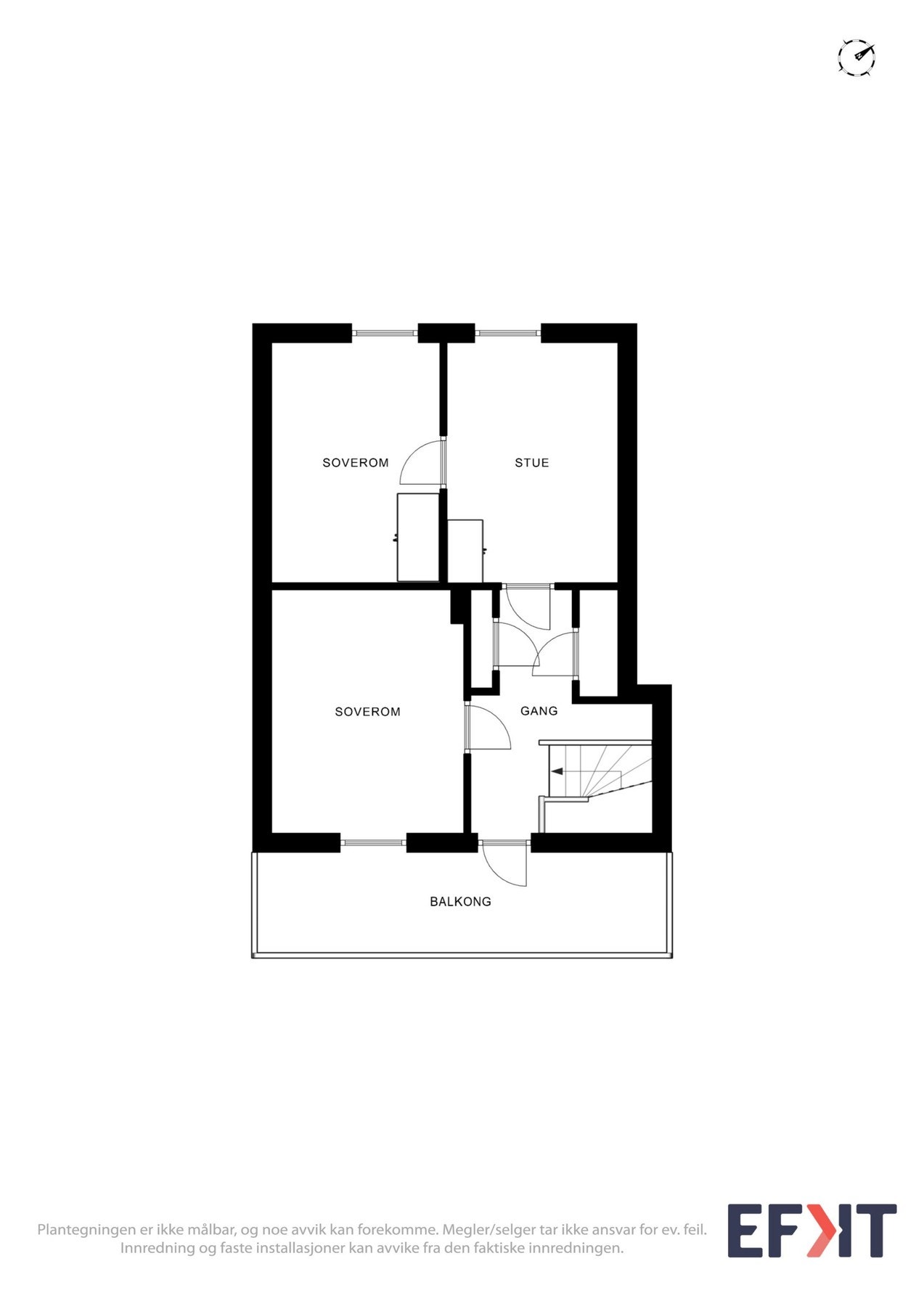 Plantegning overetasje. Galleribilde