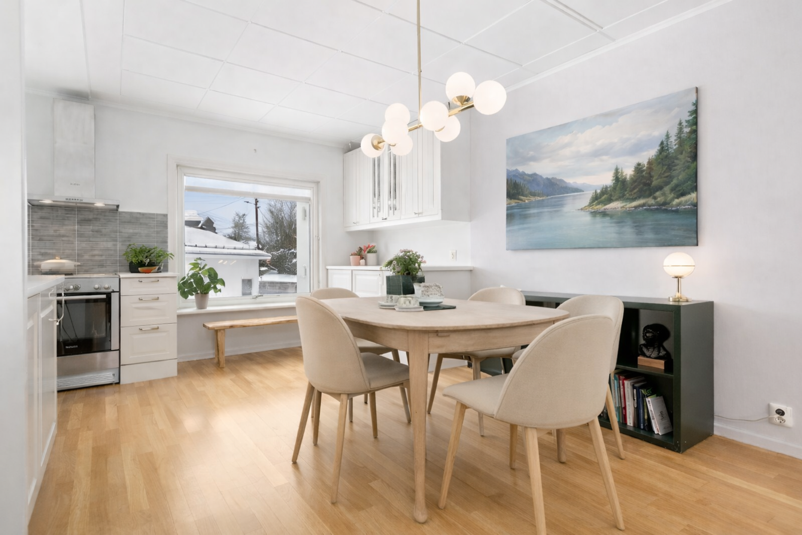 Forslag til møblering(KI). Galleribilde