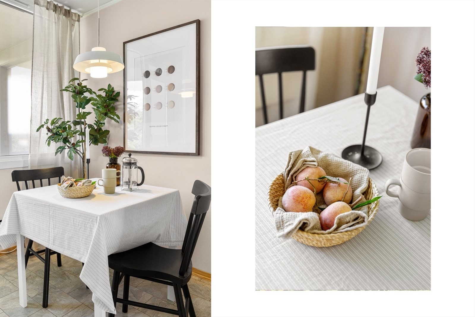 Leiligheten har flere praktiske løsninger, og det er også endringsmuligheter. Galleribilde