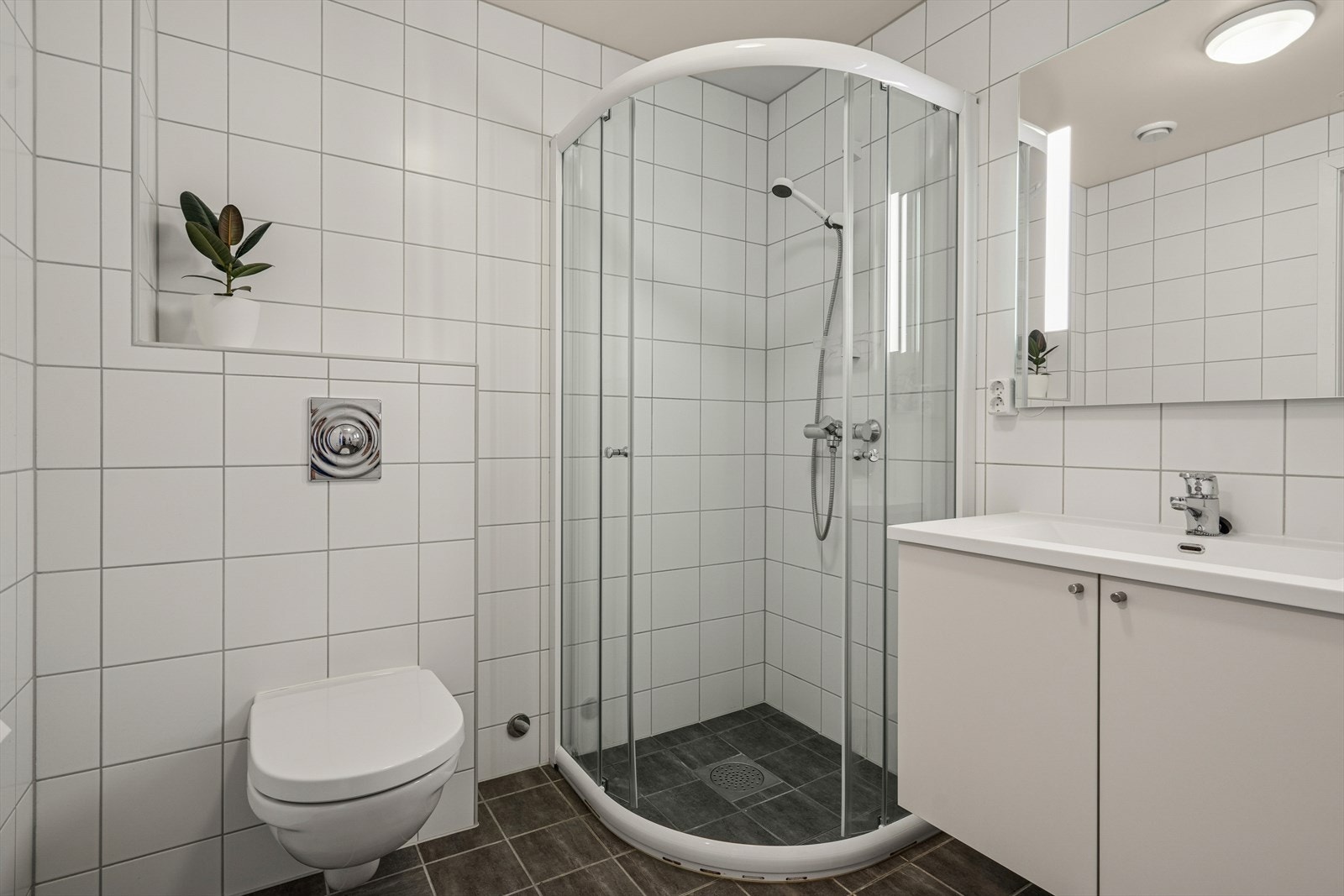 Badet har balansert ventilasjon. Galleribilde