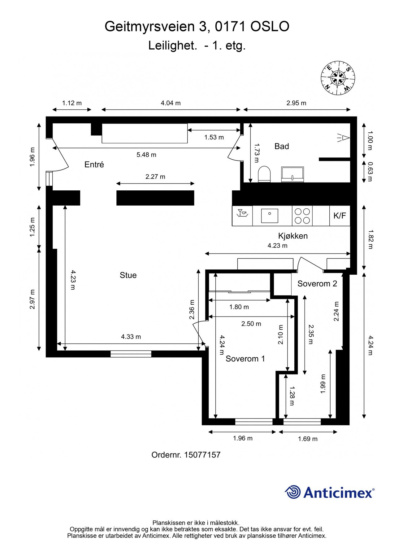 Plantegning Galleribilde