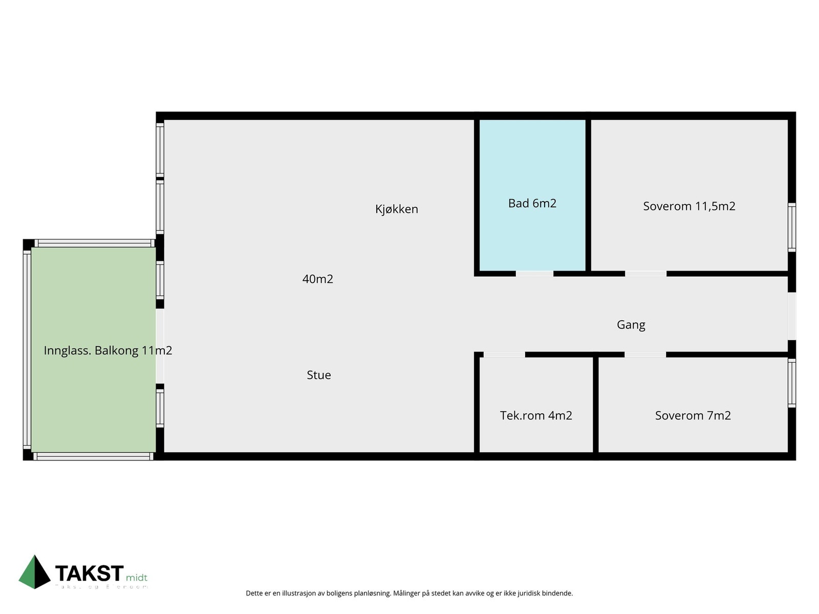 Planskisse Galleribilde