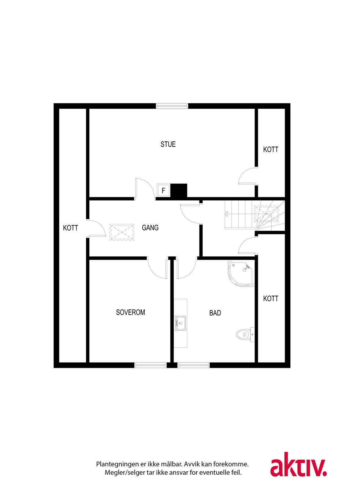Plantegning 2. etasje Galleribilde