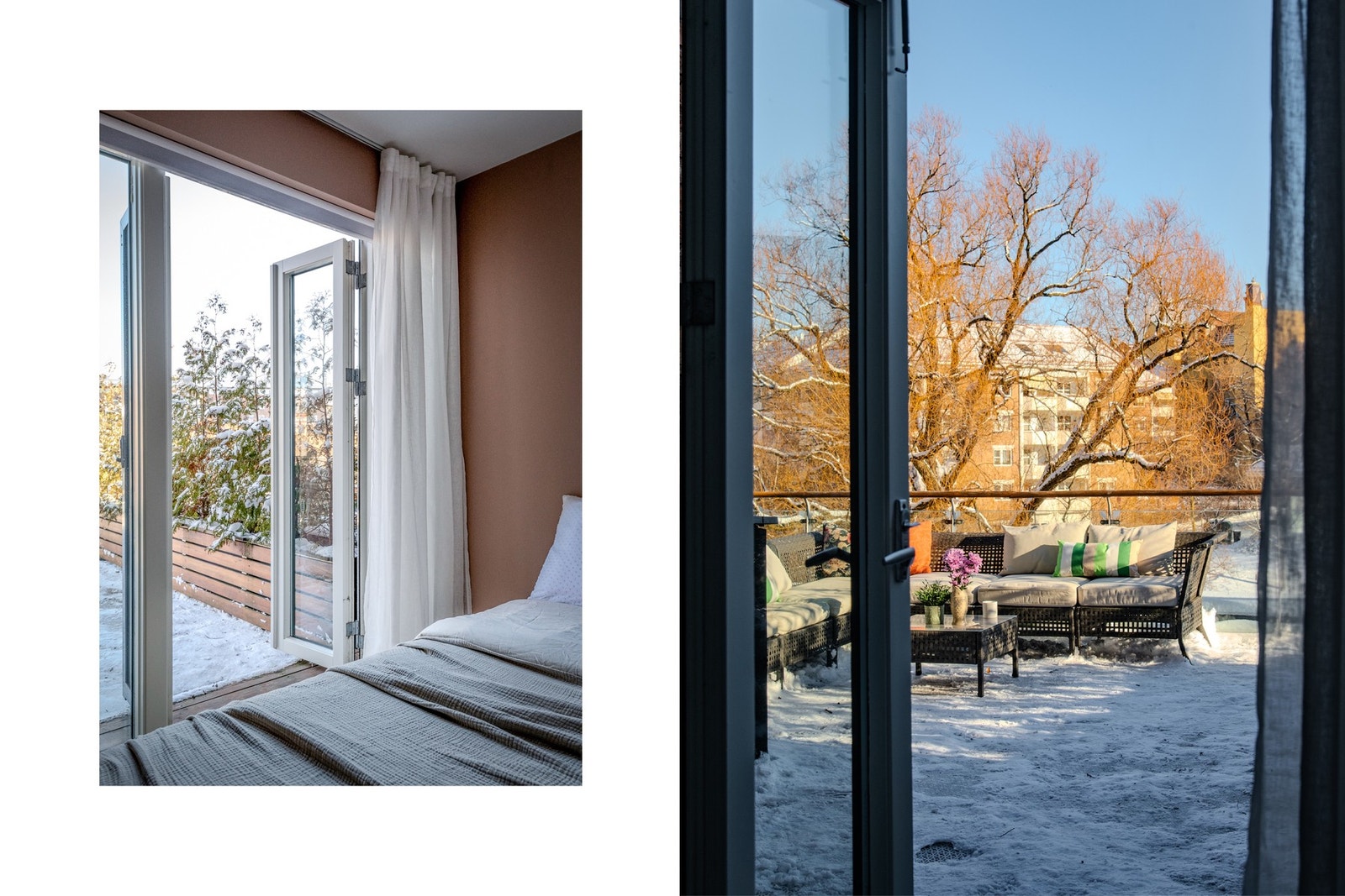 Fra soverommet har du direkte utgang til den herlige private terrassen. Galleribilde