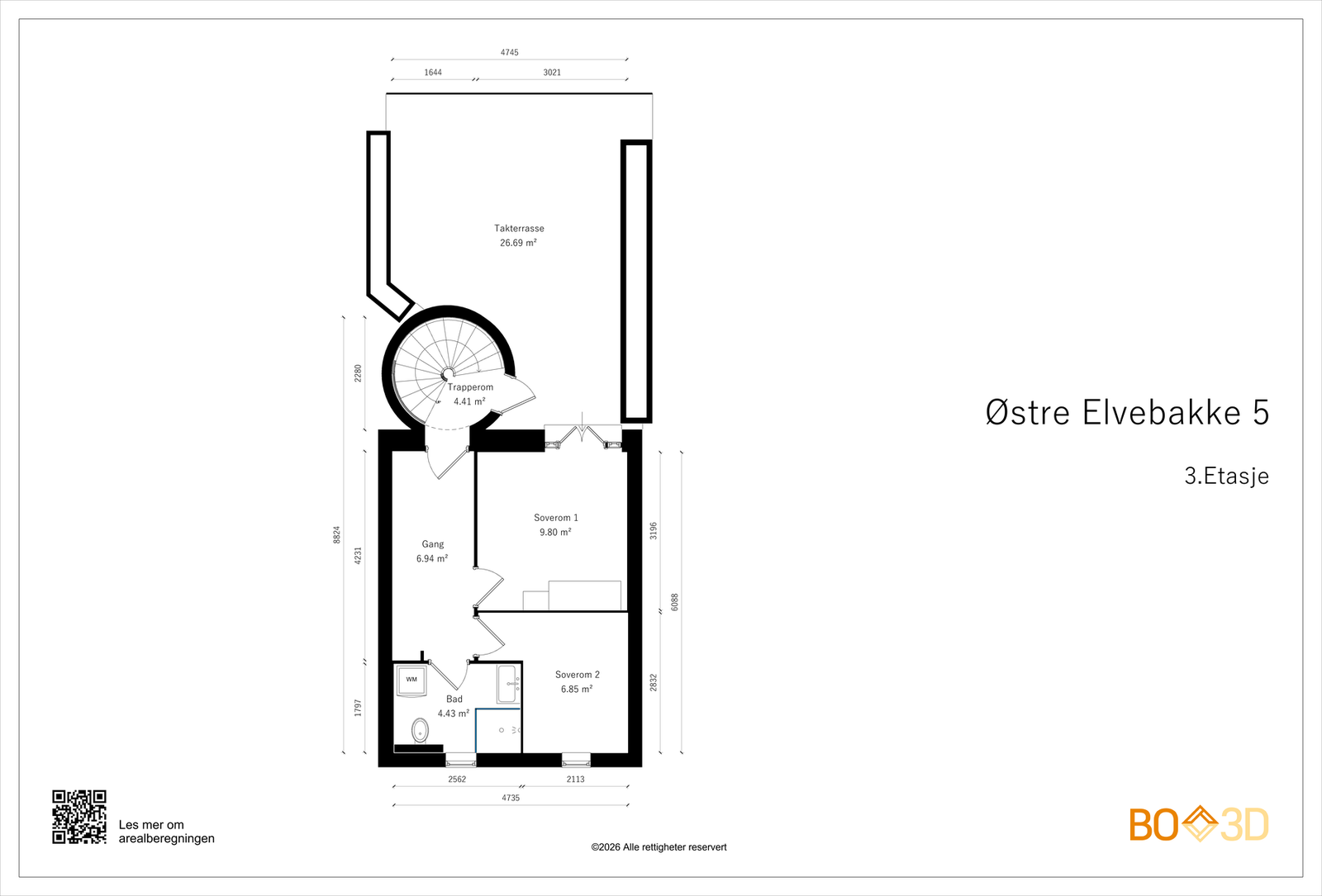 Plantegning underetasje. Galleribilde