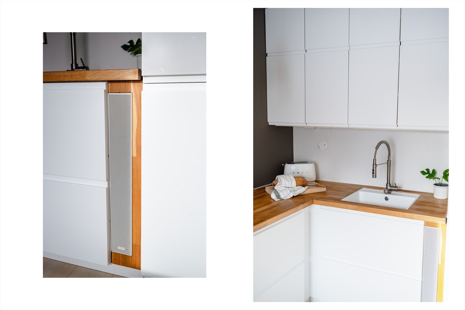 Kjøkkenet er fra 2016 og har glatte fronter samt heltre benkeplate. Galleribilde