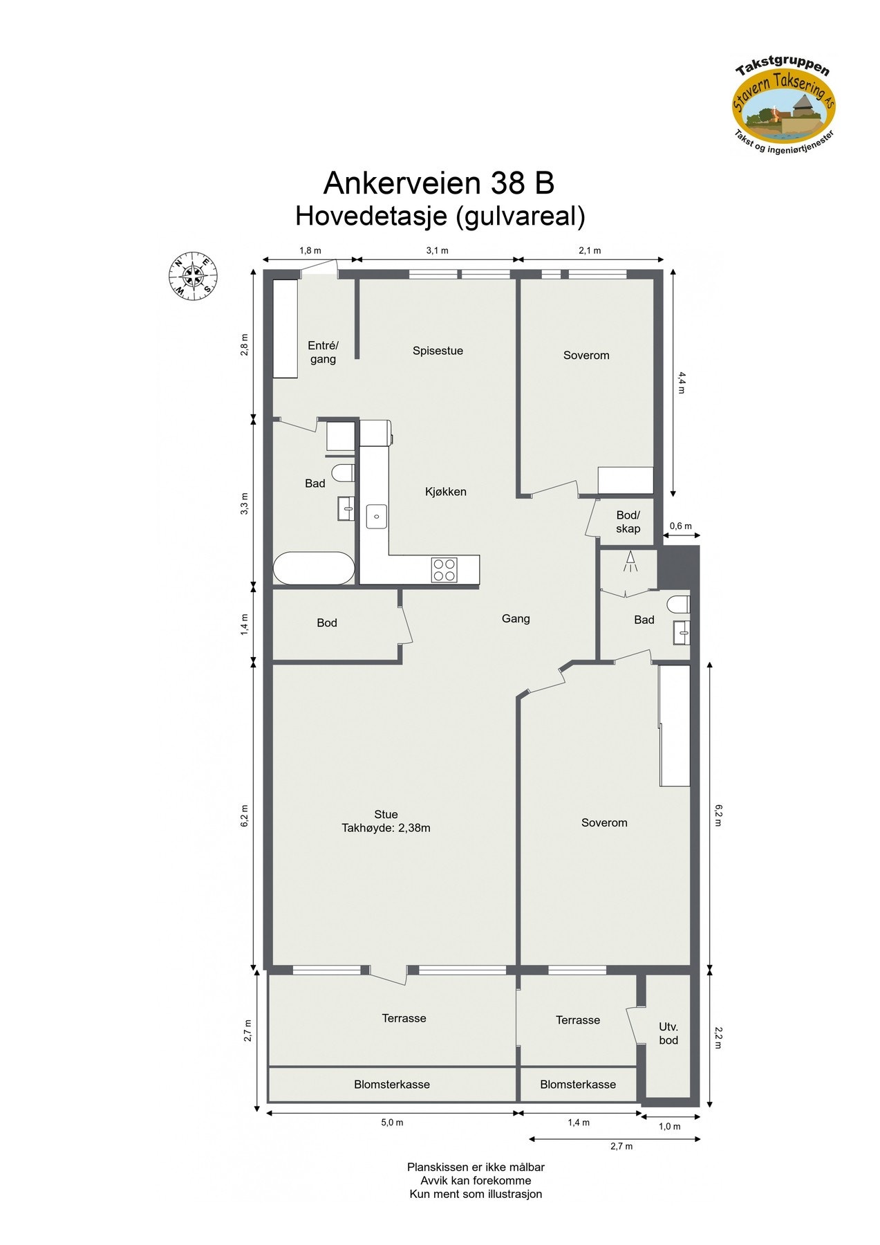 Plantegning Galleribilde