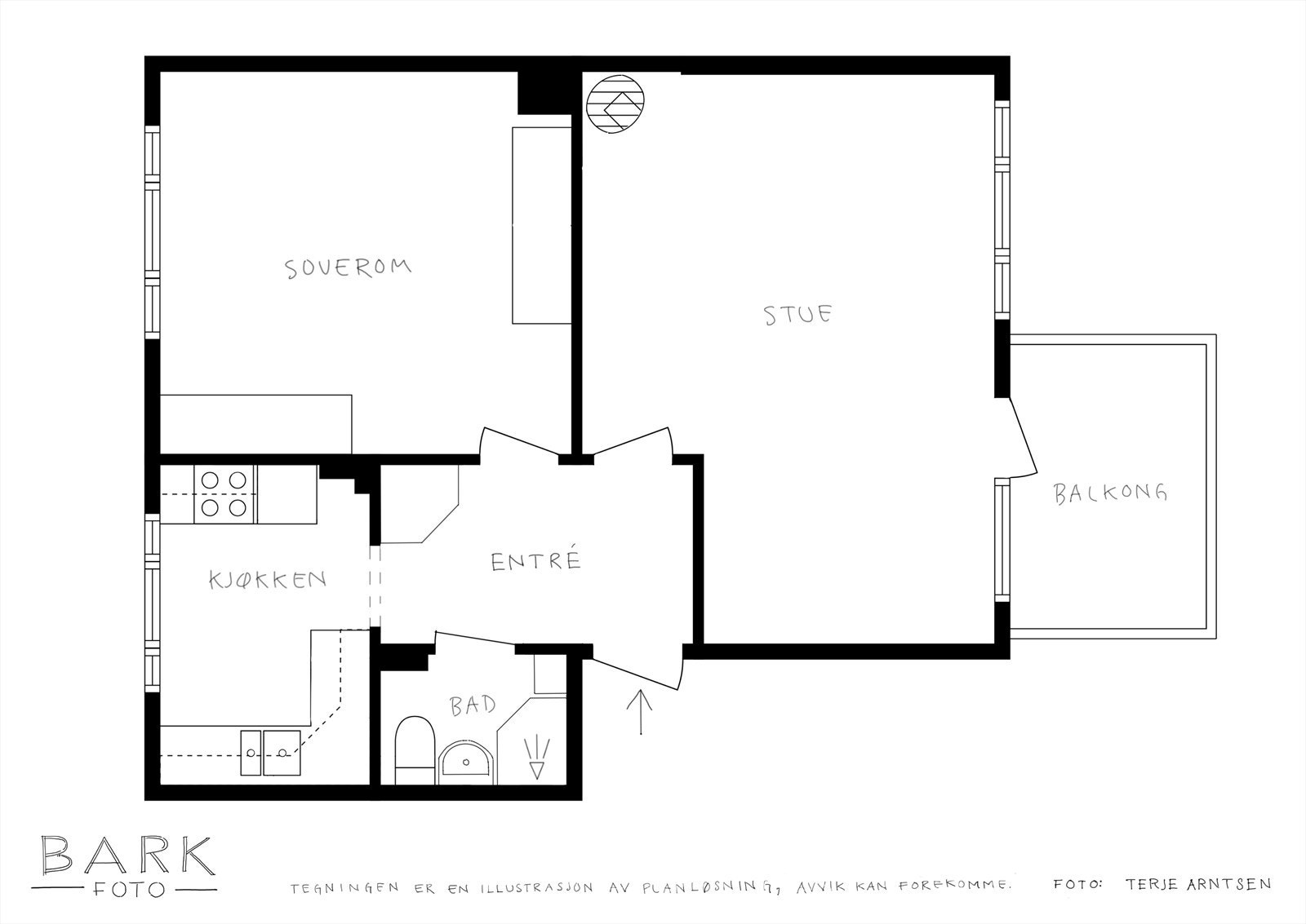Plantegning - 2. etasje. Galleribilde