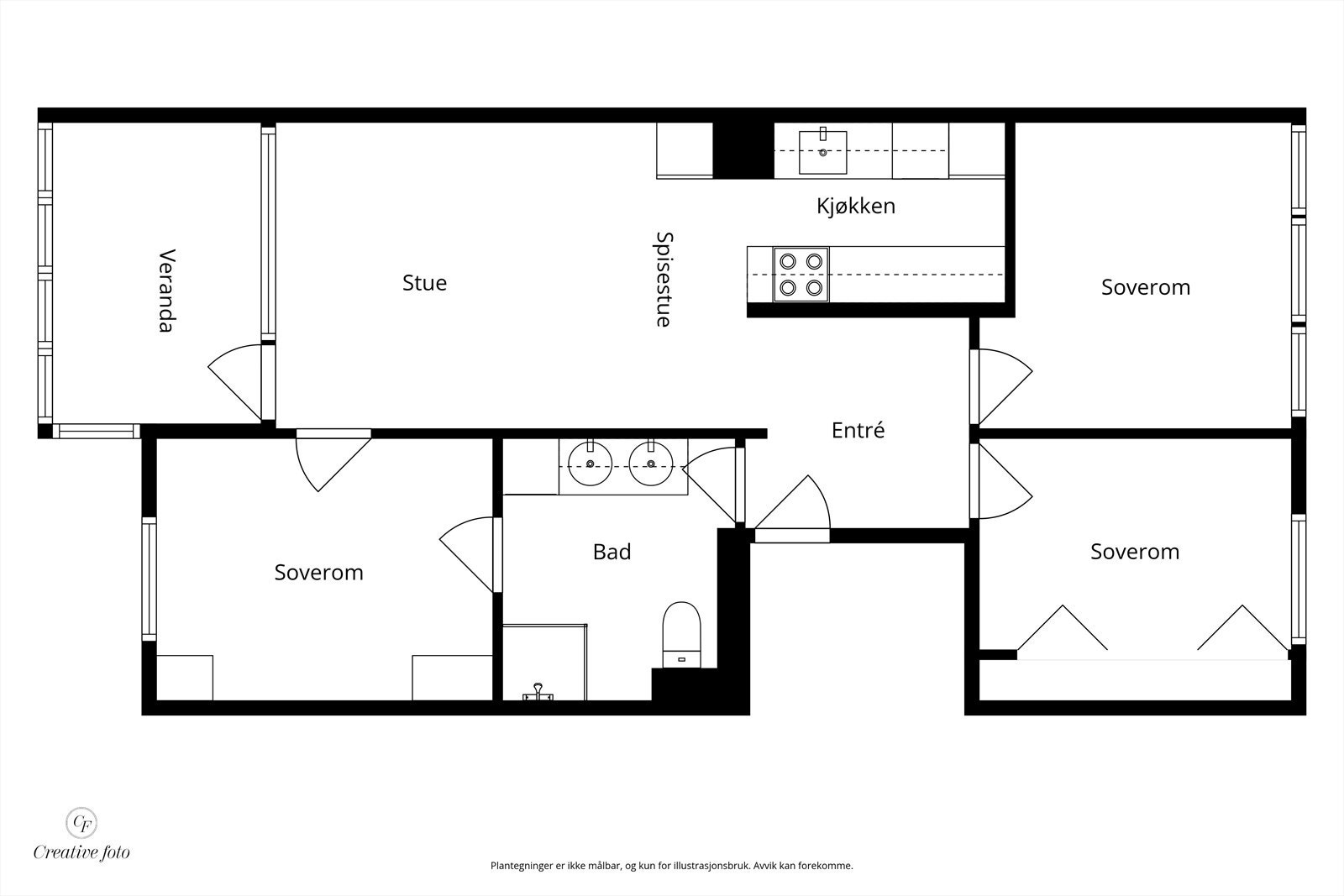 Plantegning Lauritz Hervigs vei 95C! Galleribilde