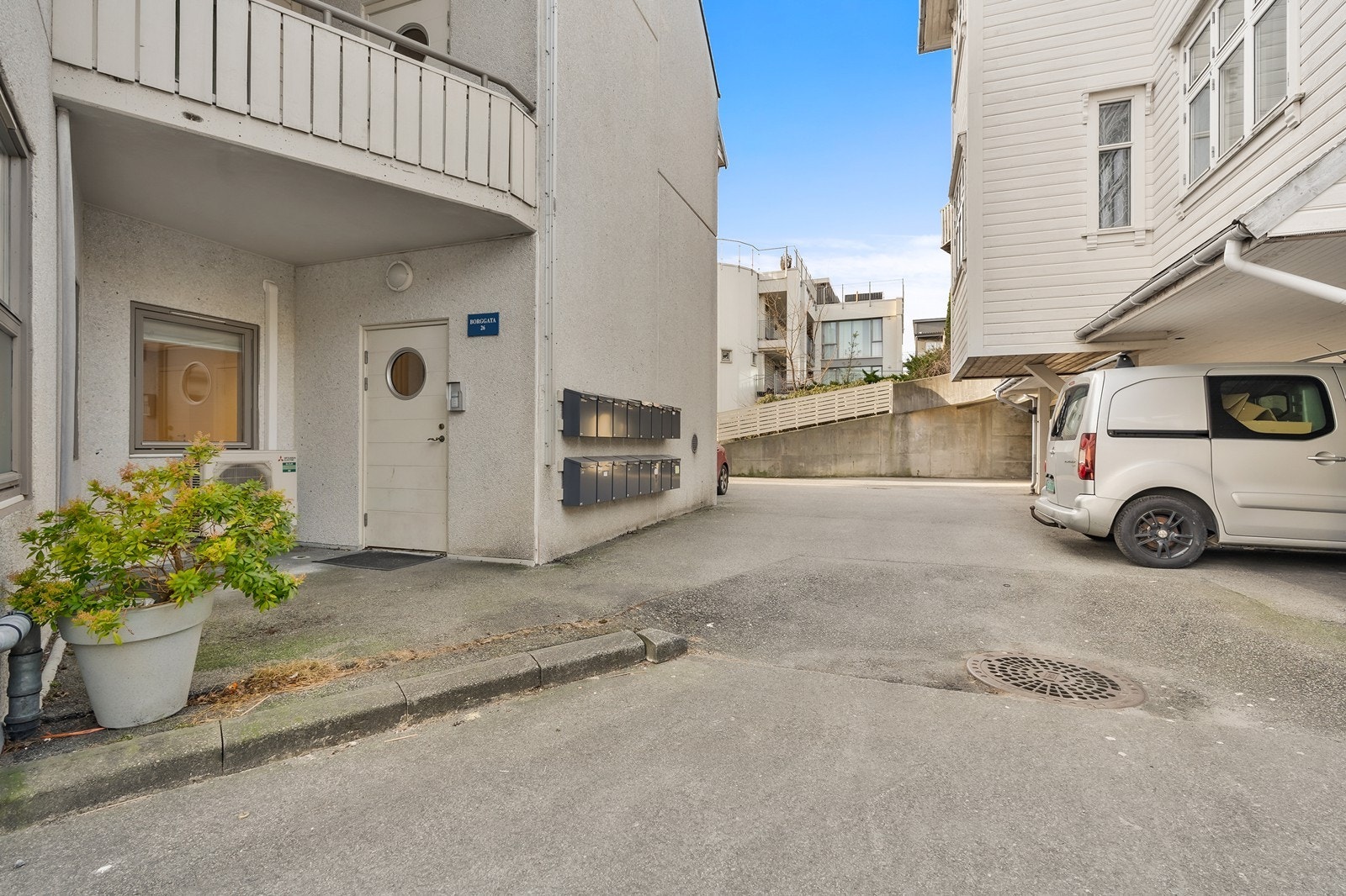 Inngangspartiet til sameiet. Galleribilde