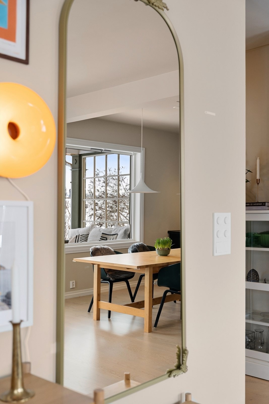 Det er mulighet for å sette inn peis. Galleribilde