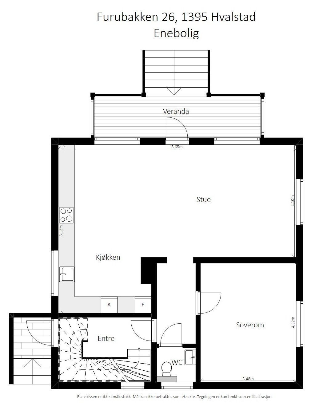 Plantegning 1. etasje. Galleribilde
