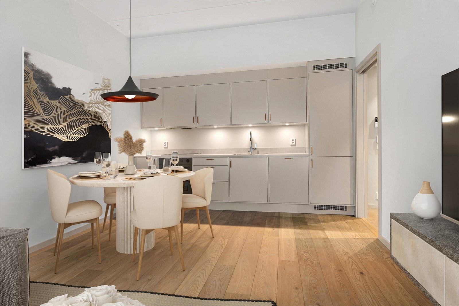 Dekk på til gode venner. Galleribilde