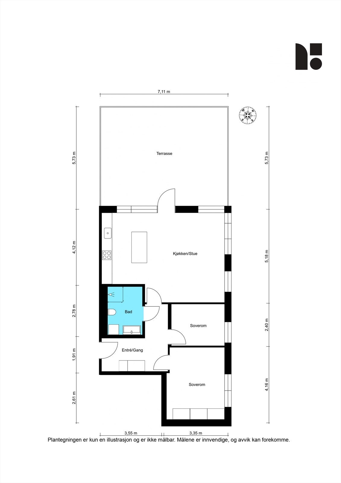 Plantegning. Galleribilde